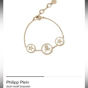 Philipp Plein
skull-motif bracelet